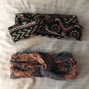 2 pack twist front headbands